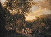 Jan Both Landscape with the Judgement of Paris oil